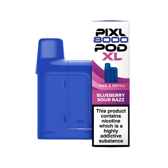 Pixl 8000 Prefilled Refill Pods Blueberry Sour Razz
