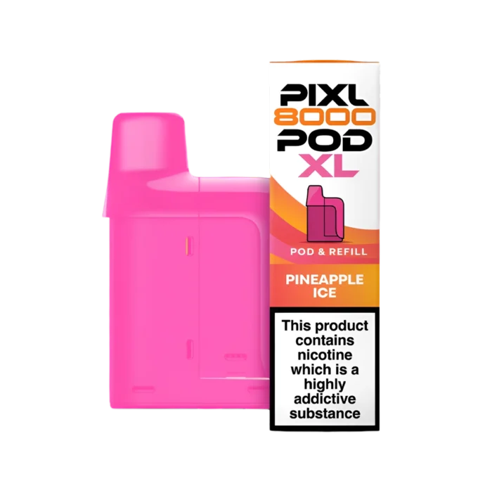 Pixl 8000 Prefilled Refill Pods Pineapple Ice