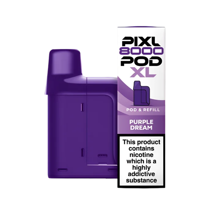 Pixl 8000 Prefilled Refill Pods Purple Dream