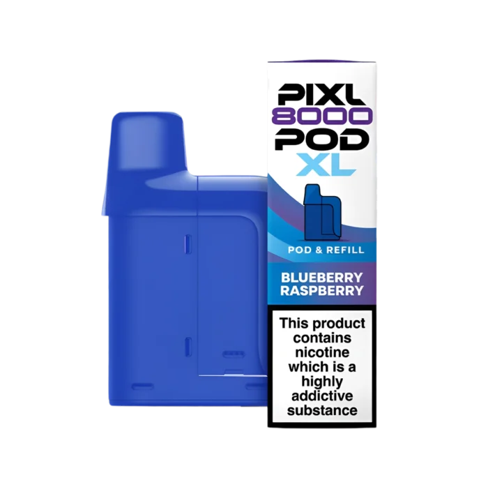 Pixl 8000 Prefilled Refill Pods Blueberry Raspberry
