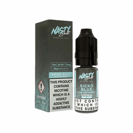Sicko Blue Nic Salt E-liquid by Nasty Salts