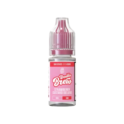 Strawberry Custard Deluxe Nic Salt E-Liquid by Double Brew 10ml