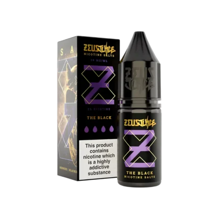 The Black Nic Salt E-Liquid by Zeus Juice