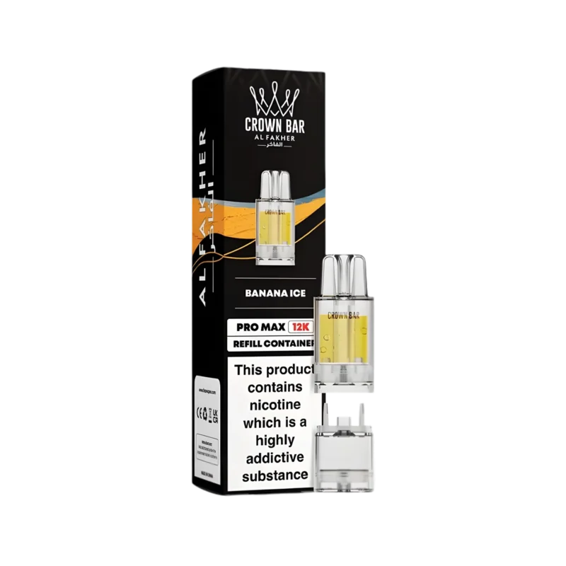 Al Fakher Crown Bar Pro Max 12K Device-Banana Ice