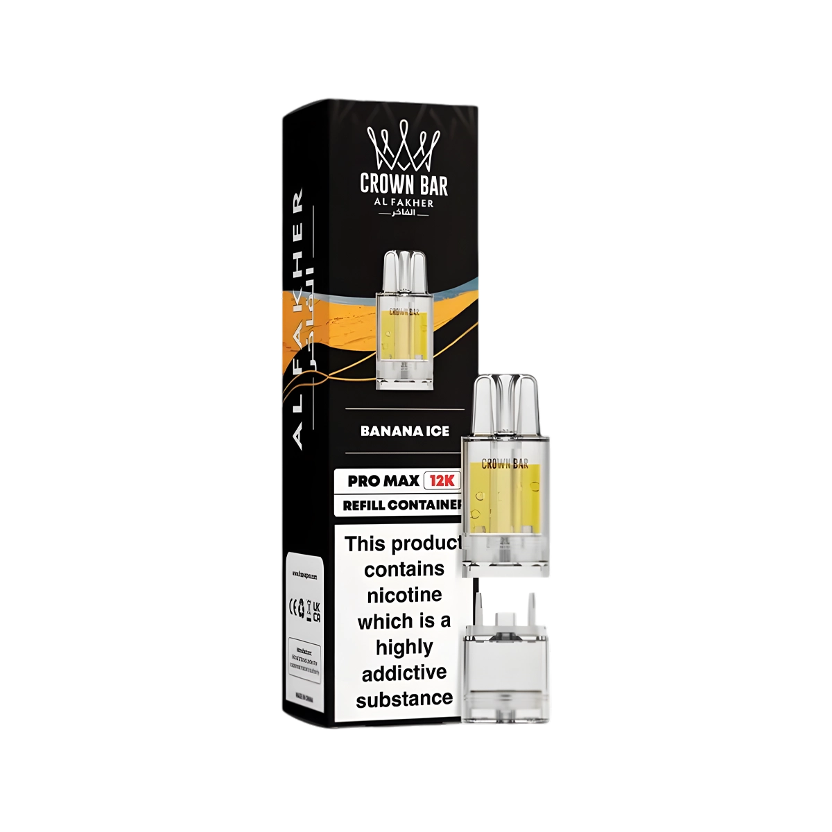 Al Fakher Crown Bar Pro Max 12K Device-Banana Ice