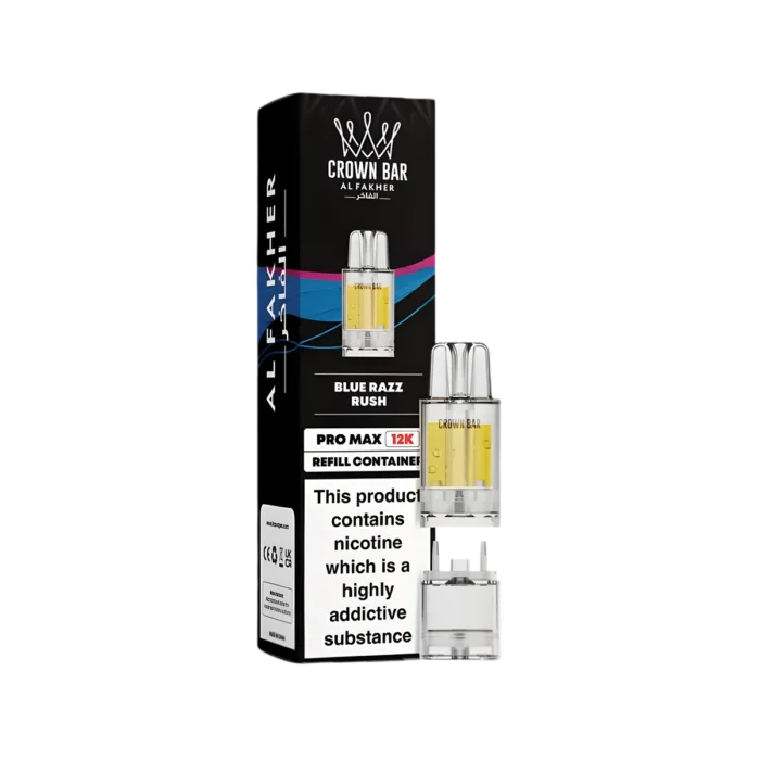 Al Fakher Crown Bar Pro Max 12K Device-Blue Razz Rush