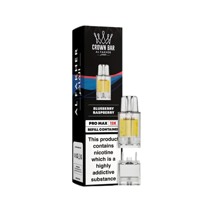 Al Fakher Crown Bar Pro Max 12K Device-Blueberry Raspberry