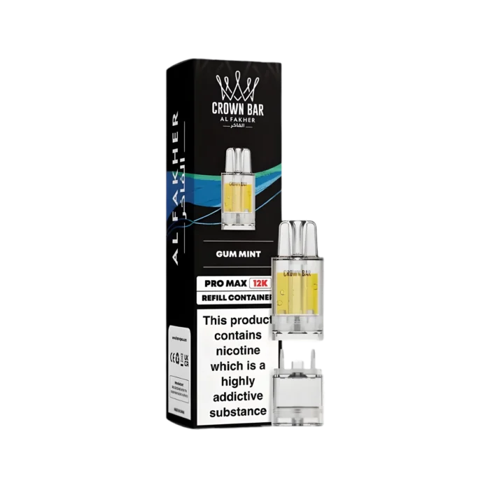 Al Fakher Crown Bar Pro Max 12K Device-Gum Mint