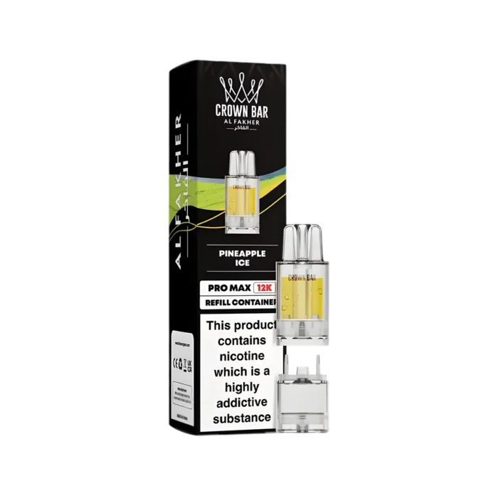Al Fakher Crown Bar Pro Max 12K Device-Pineapple Ice