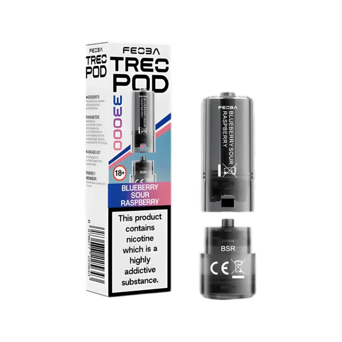 Blueberry Sour Raspberry-Feoba Treo 33K Prefilled Pods