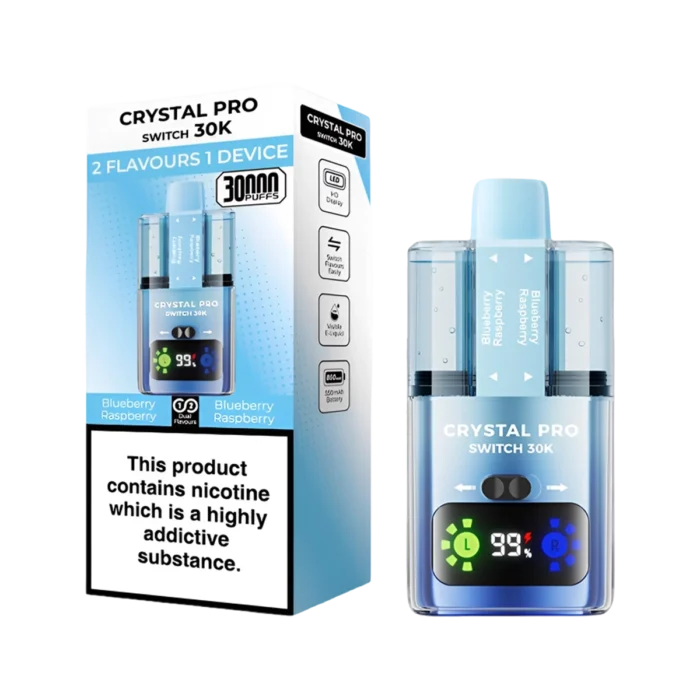 Crystal 30K Pro Switch Prefilled Vape Kit - Blueberry Raspberry