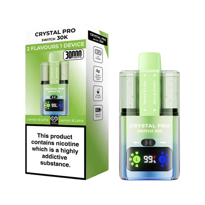 Crystal 30K Pro Switch Prefilled Vape Kit - Lemon Lime