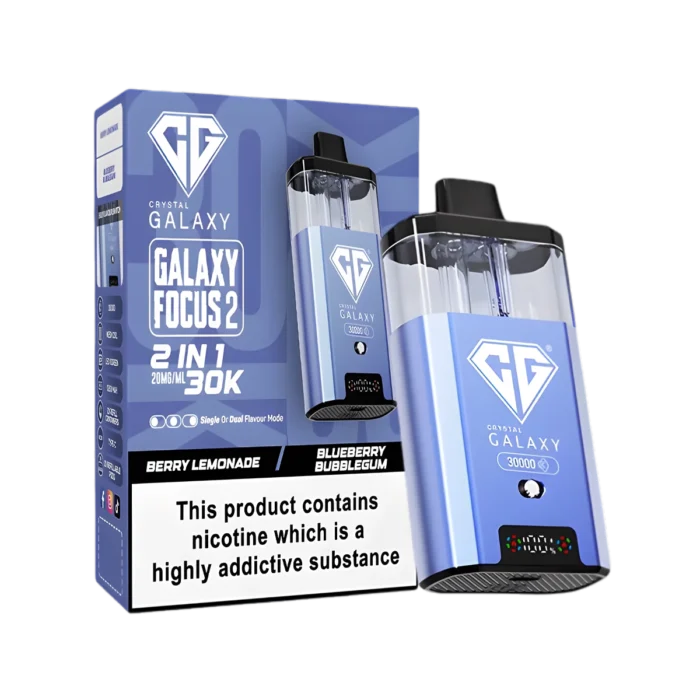 Crystal Galaxy Focus 2 30K Vape Kit-Berry Lemonade-Blueberry Bubblegum