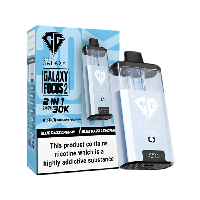 Crystal Galaxy Focus 2 30K Vape Kit-Blue Razz Cherry-Blue Razz Lemonade