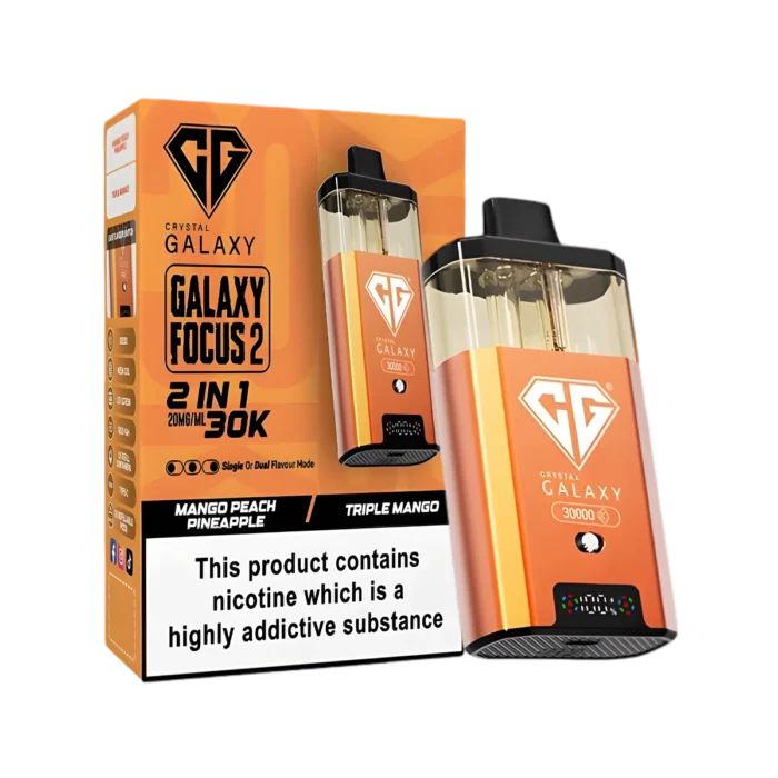 Crystal Galaxy Focus 2 30K Vape Kit-Mango Peach Pineapple-Triple Mango