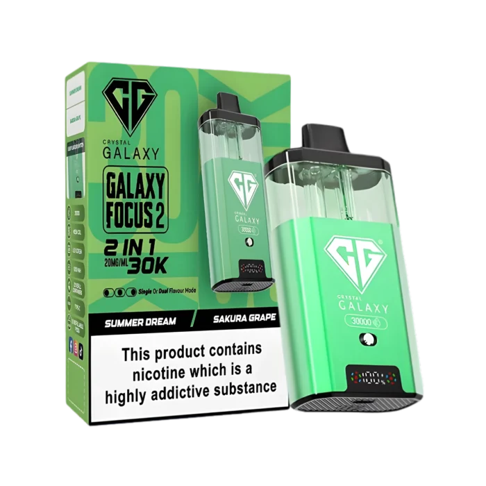 Crystal Galaxy Focus 2 30K Vape Kit-Summer Dream-Sakura Grape