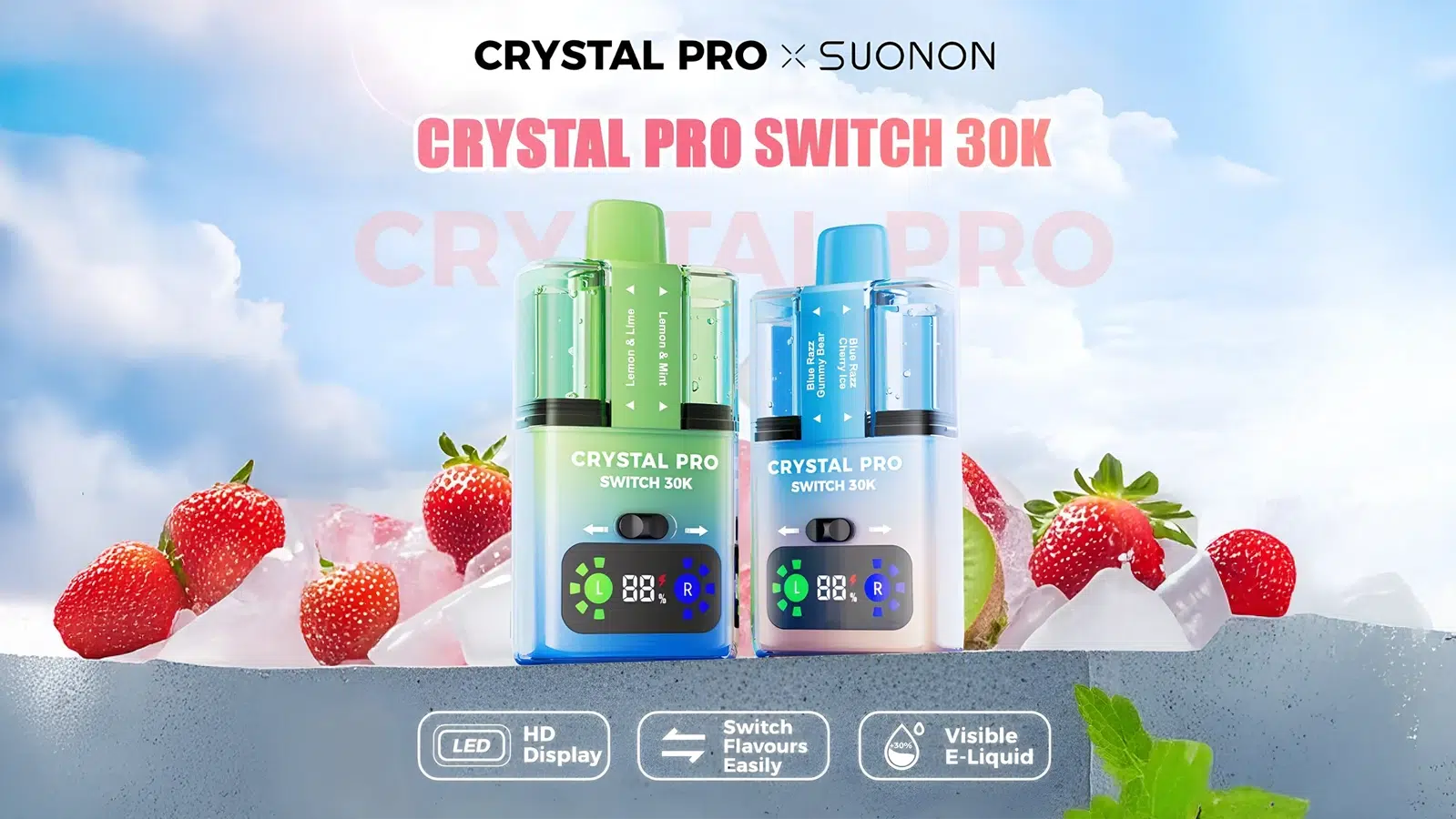 Crystal Pro 30K Switch Prefilled Vape Kit