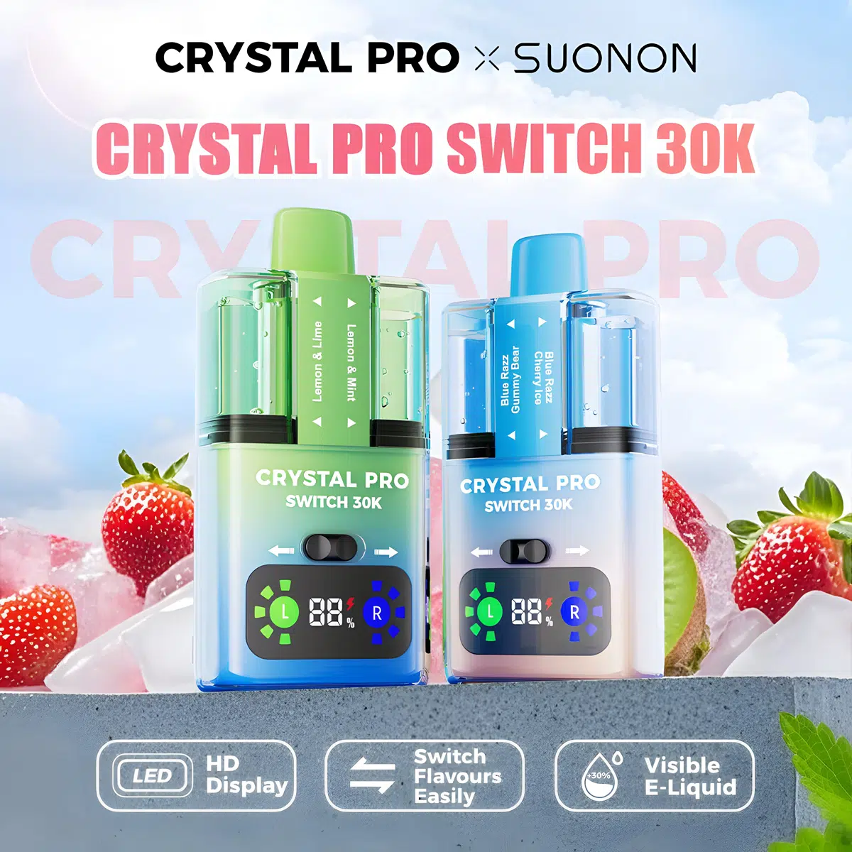 Crystal Pro 30K Switch Prefilled Vape Kit