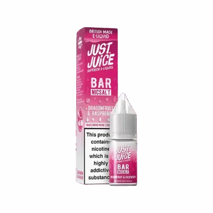 Dragonfruit and Raspberry Nic Salt E-Liquid by Just Juice Bar