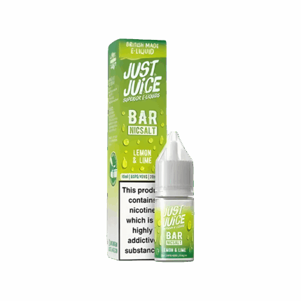Lemon and Lime Nic Salt E-Liquid by Just Juice Bar