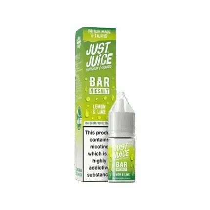 Lemon and Lime Nic Salt E-Liquid by Just Juice Bar