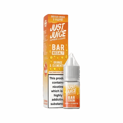 Orange and Clementine Nic Salt E-Liquid by Just Juice Bar