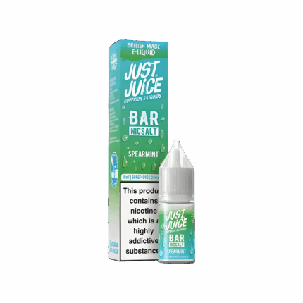 Spearmint Nic Salt E-Liquid by Just Juice Bar