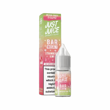 Strawberry and Kiwi Nic Salt E-Liquid by Just Juice Bar