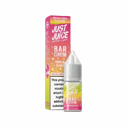 Tropical Peach Nic Salt E-Liquid by Just Juice Bar