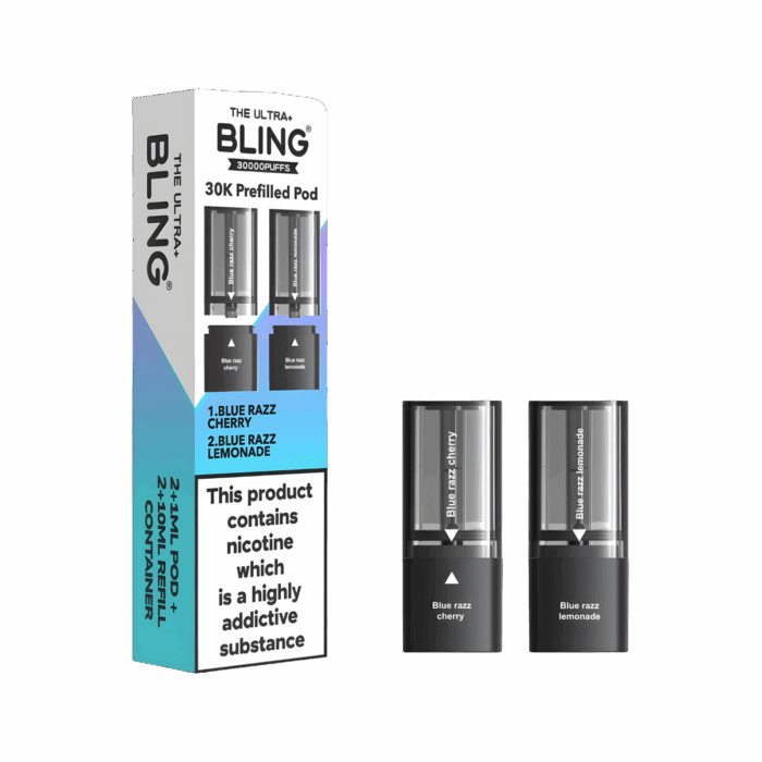 BLUE-RAZZ-CHERRY-BLUE-RAZZ-LEMONADE-THE-BLING-ULTRA-30K-PREFILLED-PODS-20MG