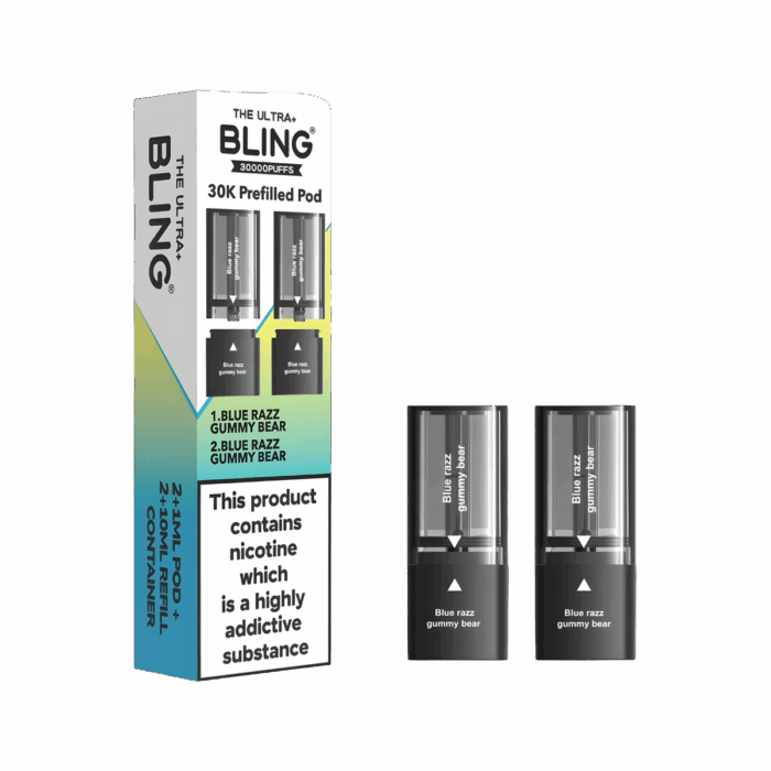 BLUE-RAZZ-GUMMY-BEAR-THE-BLING-ULTRA-30K-PREFILLED-PODS-20MG