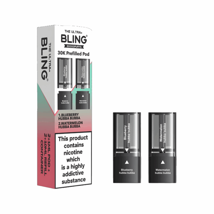 BLUEBERRY-HUBBA-BUBBA-WATERMELON-HUBBA-BUBBA-THE-BLING-ULTRA-30K-PREFILLED-PODS-20MG