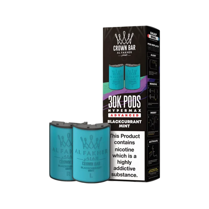 Blackcurrant Mint-Al Fakher 30K Hypermax Refill Pods