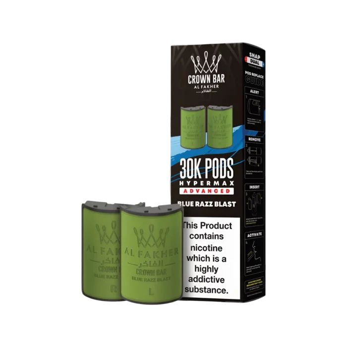 Blue Razz Blast-Al Fakher 30K Hypermax Refill Pods