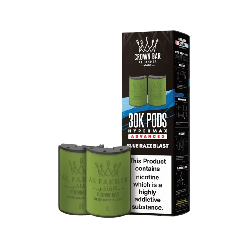 Blue Razz Blast-Al Fakher 30K Hypermax Refill Pods