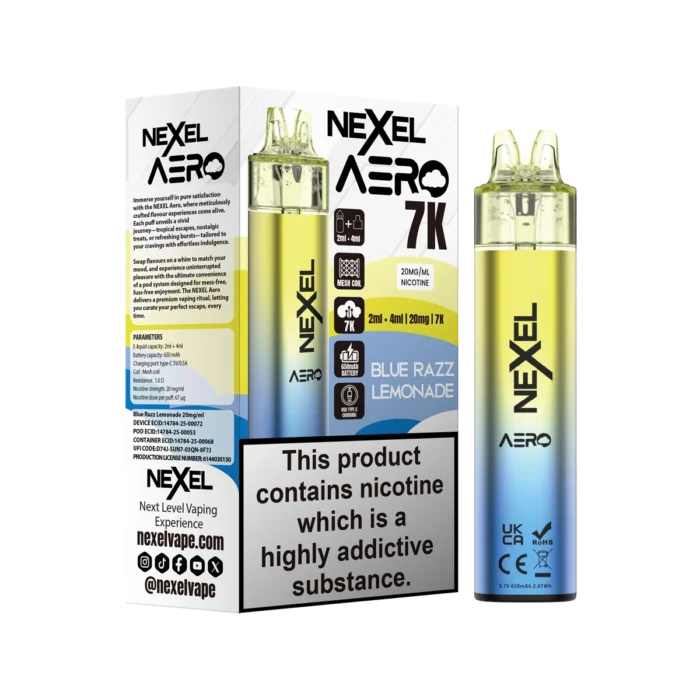 Blue Razz Lemonade-Nexel Aero 7K Vape Kit