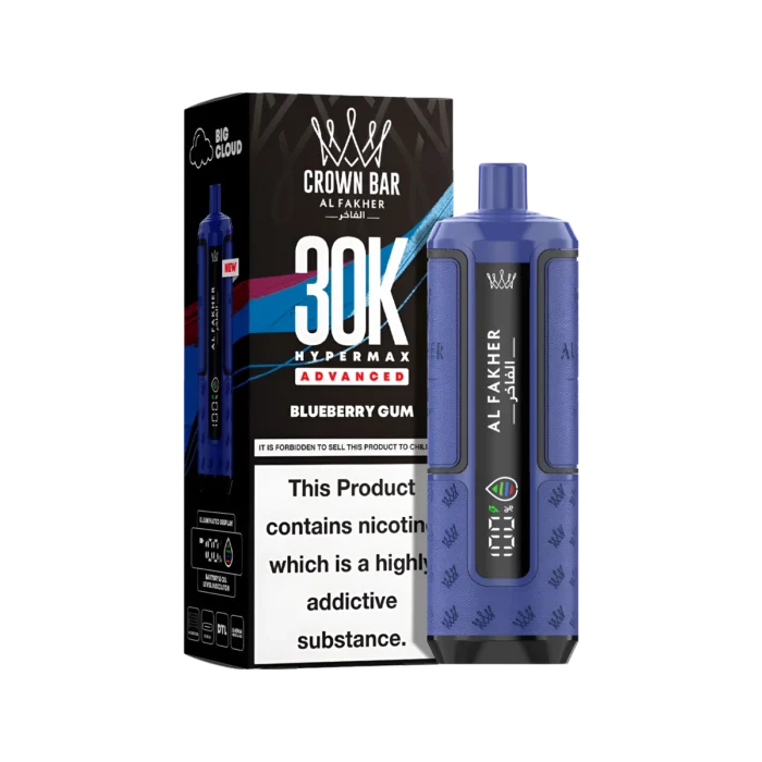 Blueberry Gum-Al Fakher Hypermax 30K Prefilled Vape Kit