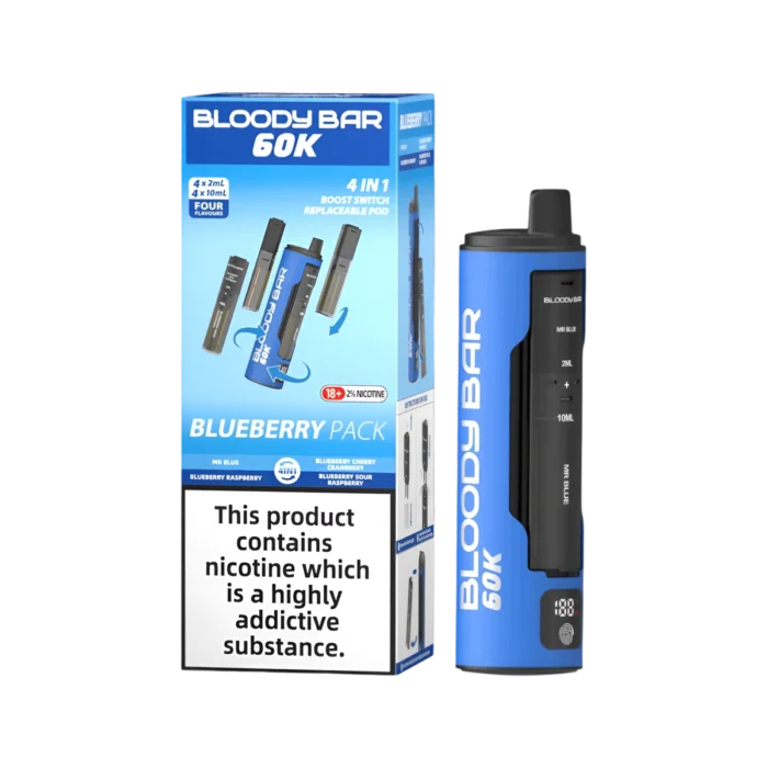 Blueberry Pack-Bloody Bar 60K Prefilled Vape Kit