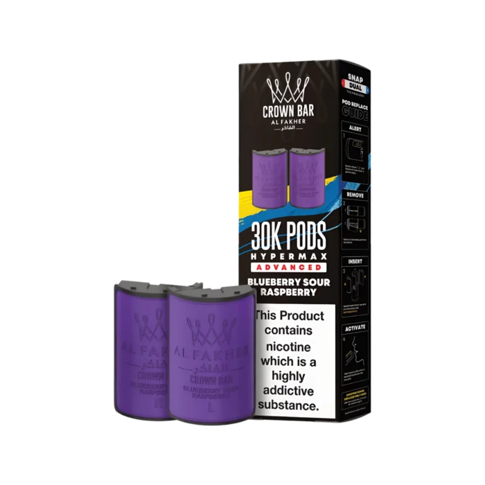 Blueberry Sour Raspberry-Al Fakher 30K Hypermax Refill Pods