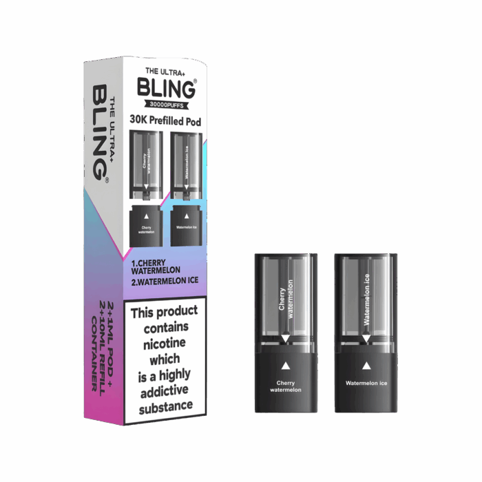 CHERRY-WATERMELON-WATERMELON-ICE-THE-BLING-ULTRA-30K-PREFILLED-PODS-20MG