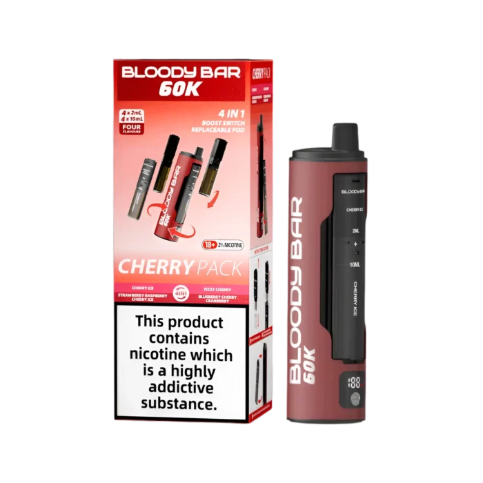 Cherry Pack-Bloody Bar 60K Prefilled Vape Kit