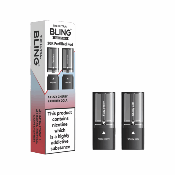 FIZZY-CHERRY-CHERRY-COLA-THE-BLING-ULTRA-30K-PREFILLED-PODS-20MG