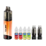 Fizzy Cherry Cola-Lemon Lime2-JNR P5 GlassRock 100K Vape Kit