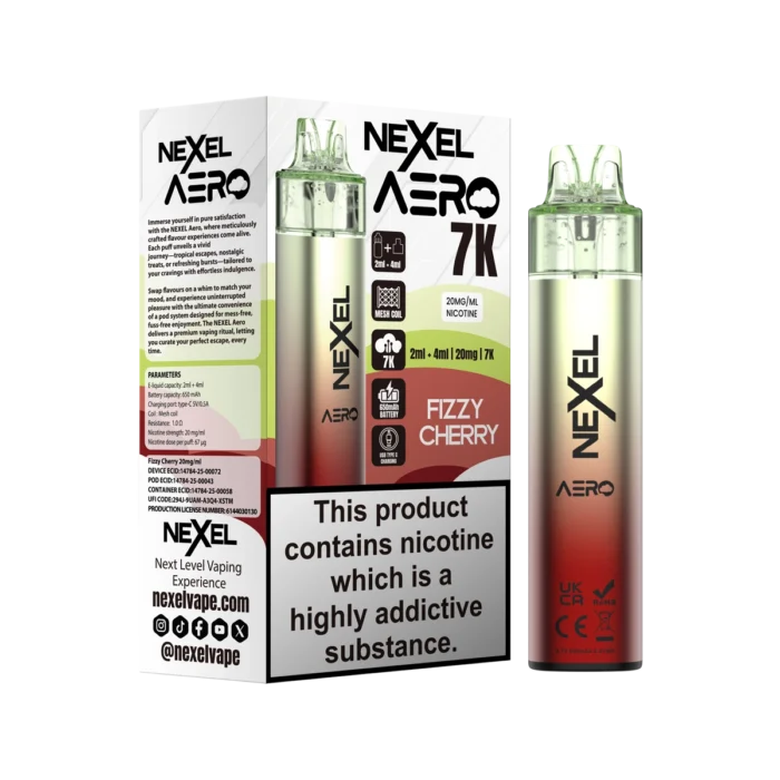 Fizzy Cherry-Nexel Aero 7K Vape Kit