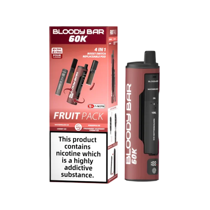 Fruit Pack-Bloody Bar 60K Prefilled Vape Kit