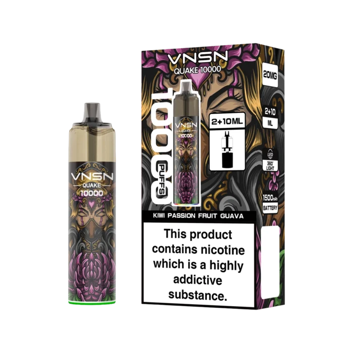 Kiwi Passion Fruit Guava-VNSN Quake 10K Vape Kit