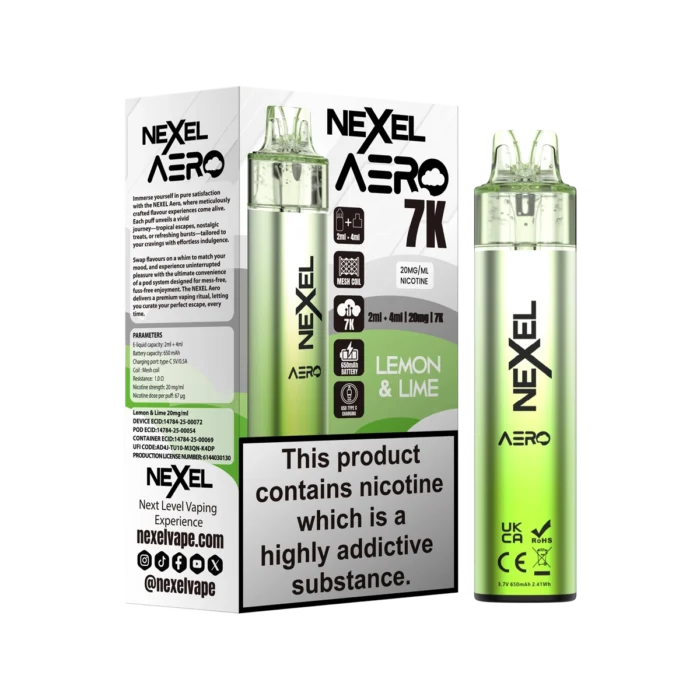 Lemon Lime-Nexel Aero 7K Vape Kit