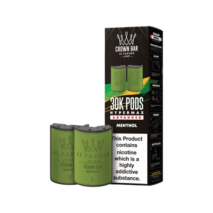 Menthol-Al Fakher 30K Hypermax Refill Pods