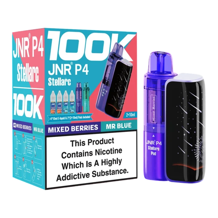 Mixed Berries-Mr Blue-JNR P4 Stellarc 100K Vape Kit