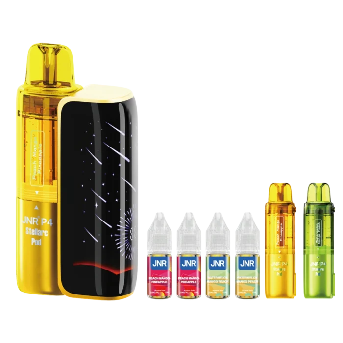 Peach Mango Pineapple-Watermelon Mango Peach2-JNR P4 Stellarc 100K Vape Kit